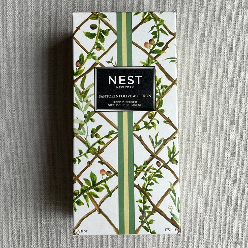 NEST Fragrances Santorini Olive & Citron Reed Diffuser - Picture 2 of 13